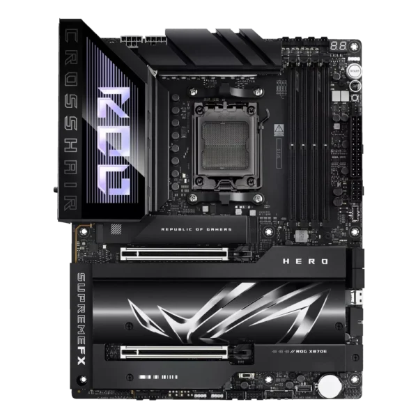 Motherboard ASUS ROG CROSSHAIR X870E HERO AM5 DDR5 ATX (90MB1IE0-M0EAY0) - comprar en Córdoba | LobbyX