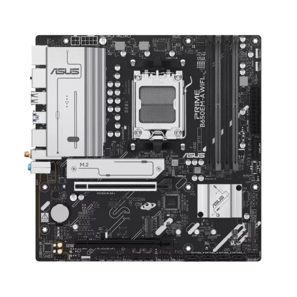 Motherboard ASUS PRIME B650EM-A WIFI AM5 DDR5 Micro-ATX (90MB1LM0-M0EAY0) - comprar en Córdoba | LobbyX