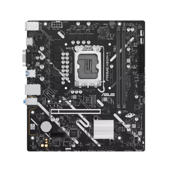Motherboard ASUS PRIME H810M-K LGA1851 DDR5 Micro-ATX (90MB1N10-M0EAY0) - comprar en Córdoba | LobbyX