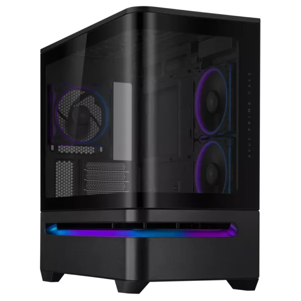 Gabinete ASUS Prime AP202 TG ARGB Micro-ATX Vidrio Templado Negro (90DC00P0-B18000) - comprar en Córdoba | LobbyX