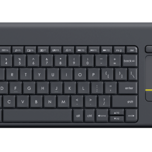 Teclado Inalámbrico Logitech K400 Plus con Touchpad Español Negro (920-007123)