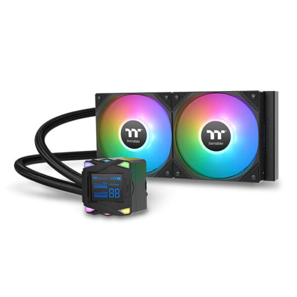 Watercooler Thermaltake LA240-S ARGB Sync 240mm con Pantalla LCD Negro (CL-W461-PL12SW-A) - comprar en Córdoba | LobbyX