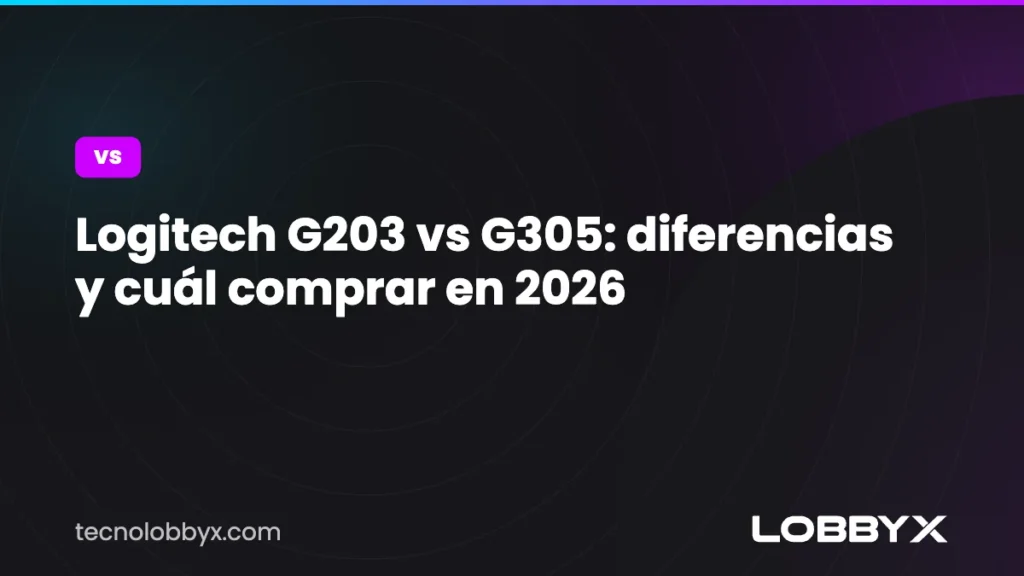 Logitech G203 vs G305: diferencias y cuál comprar en 2026