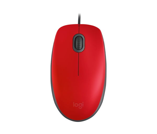 Mouse Logitech M110 Silencioso con Cable USB Rojo (910-006755) - comprar en Córdoba | LobbyX