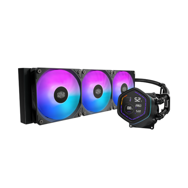 Watercooler Cooler Master MasterLiquid Core Nex Digital 360mm ARGB Negro (MLX-D36M-A18PA-RD) - comprar en Córdoba | Lobb