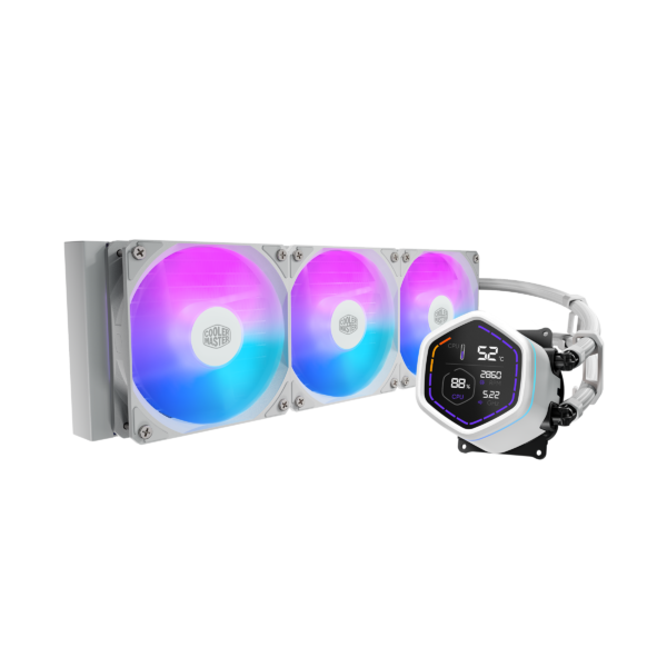 Watercooler Cooler Master MasterLiquid Core Nex Digital 360mm ARGB Blanco (MLX-D36M-A18PW-RD) - comprar en Córdoba | Lob