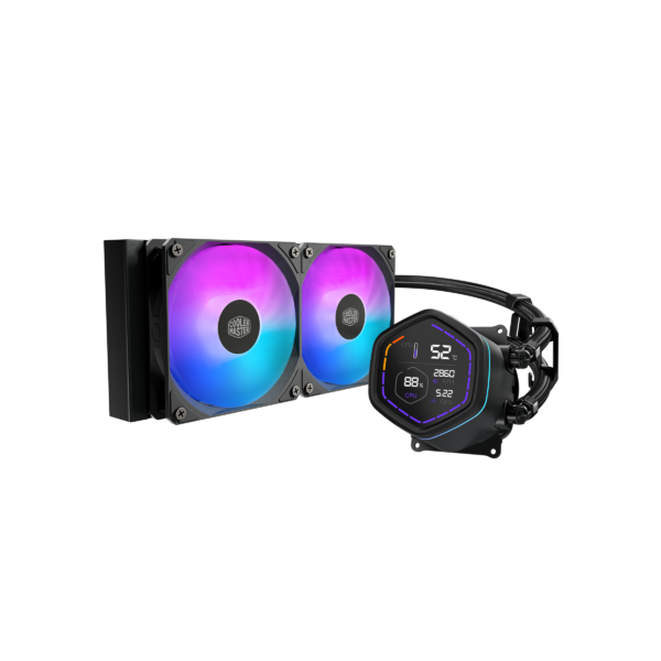 Watercooler Cooler Master MasterLiquid Core Nex Digital 240mm ARGB Negro (MLX-D24M-A18PA-RD) - comprar en Córdoba | Lobb