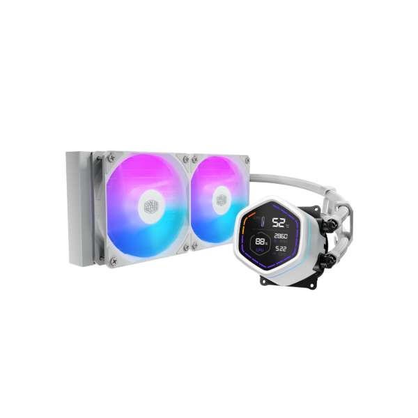Watercooler Cooler Master MasterLiquid Core Nex Digital 240mm ARGB Blanco (MLX-D24M-A18PW-RD) - comprar en Córdoba | Lob