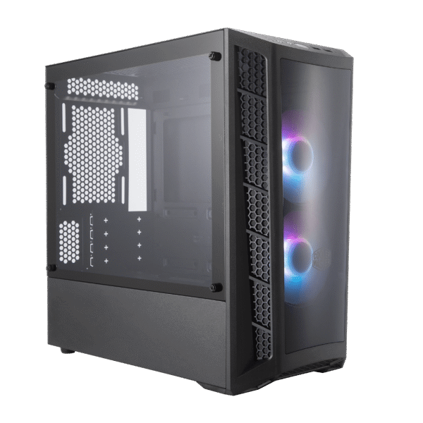 Gabinete Cooler Master MasterBox MB320L ARGB Mini Tower Micro-ATX Vidrio Templado 2 Fans Negro (MCB-B320L-KGNN-S02) - co