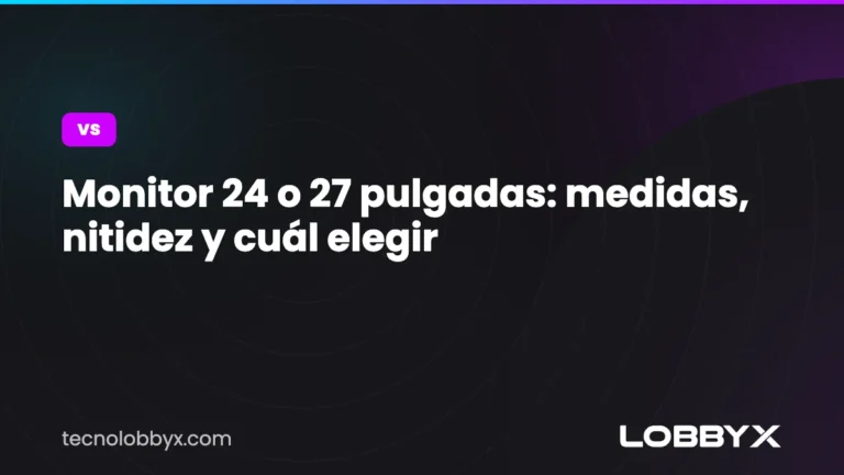 monitor 24 o 27 pulgadas