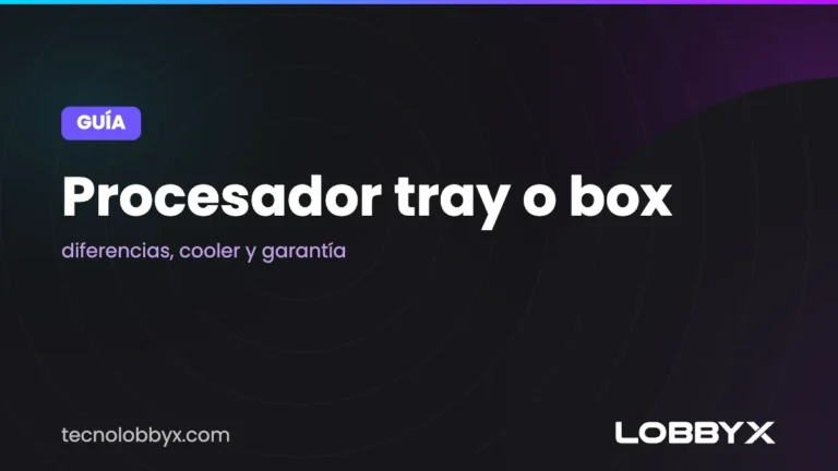 procesador tray o box