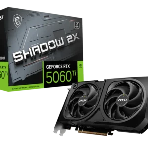 Placa de Video MSI GeForce RTX 5060 Ti Shadow 2X Plus 16GB GDDR7 (912-V535-218)
