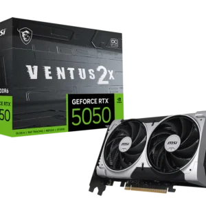 Placa de Video MSI GeForce RTX 5050 Ventus 2X OC 8GB GDDR6 (912-V538-010)