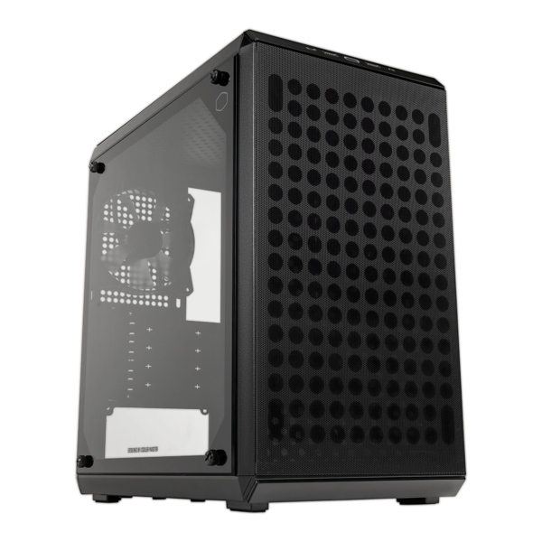 Gabinete Cooler Master MasterBox Q300L V2 Mini Tower Micro-ATX Vidrio Templado 1 Fan Negro (Q300LV2-KGNN-S01) - comprar