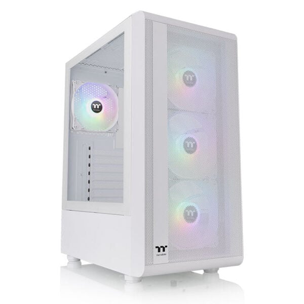 Gabinete Thermaltake S200 TG ARGB Snow Mid Tower Vidrio Templado 4 Fans Blanco (CA-1X2-00M6WN-01) - comprar en Córdoba |