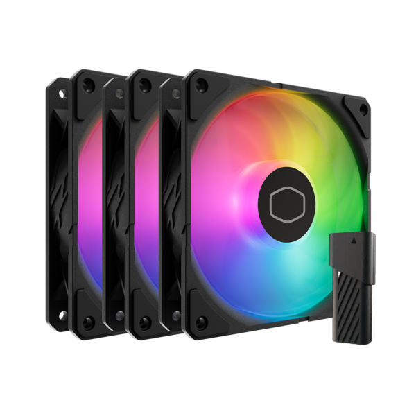 Fan Cooler Master SickleFlow Edge 120 ARGB Negro Pack x3 (MFX-B2DN-253P2-R2) - comprar en Córdoba | LobbyX